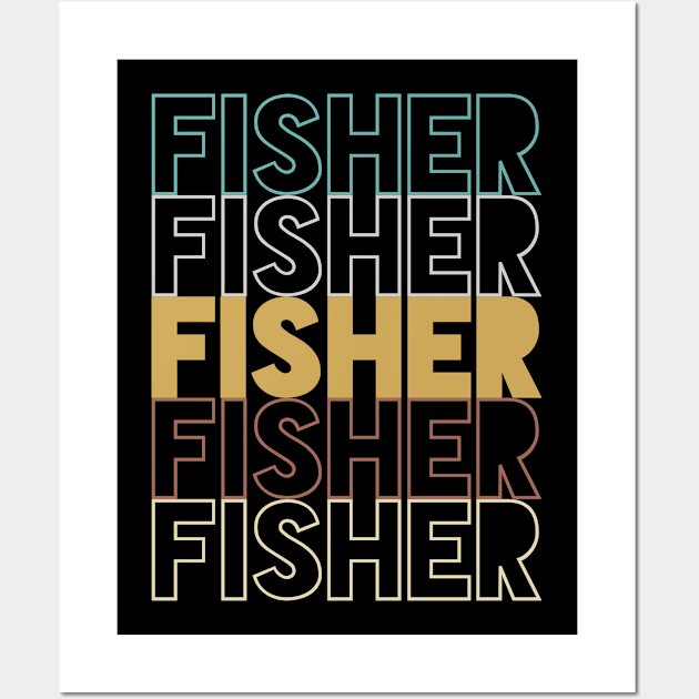 Fisher Wall Art by Hank Hill